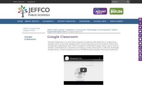 Google Classroom - Jeffco Public Schools