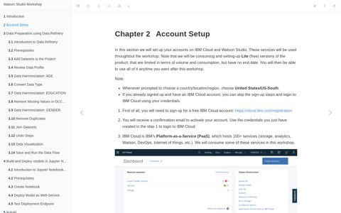 Chapter 2 Account Setup | Watson Studio Cloud Hands-on Labs