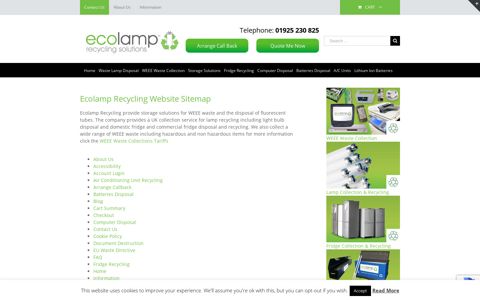 Ecolamp Recycling | Sitemap | WEEE Waste Collections ...