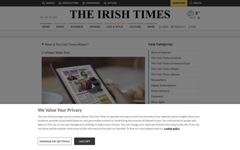 FAQs, Help and Information | The Irish Times