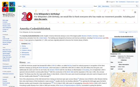 Amerika-Gedenkbibliothek - Wikipedia