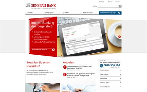 Generali Bank: Home