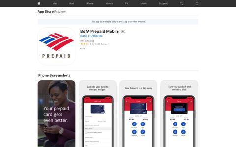 ‎BofA Prepaid Mobile on the App Store
