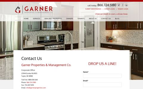 Contact Us | Garner Properties & Management Co.
