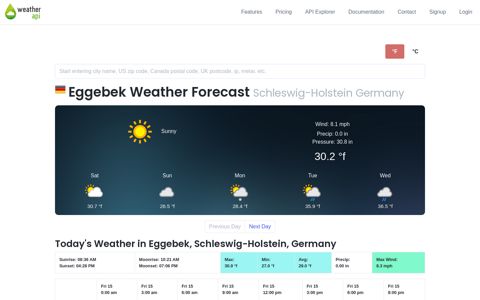 Eggebek weather | Schleswig-Holstein Germany weather | Eggebek ...