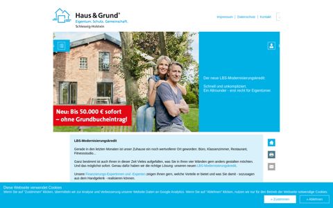 Finanzieren mit der LBS | Haus & Grund Schleswig-Holstein