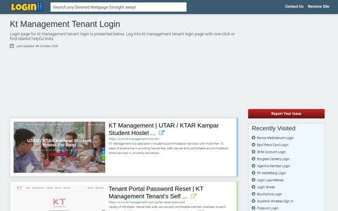 Kt Management Tenant Login - Loginii.com