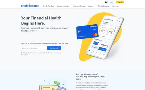 Credit Sesame: Free Credit Score and Credit Report Analysis