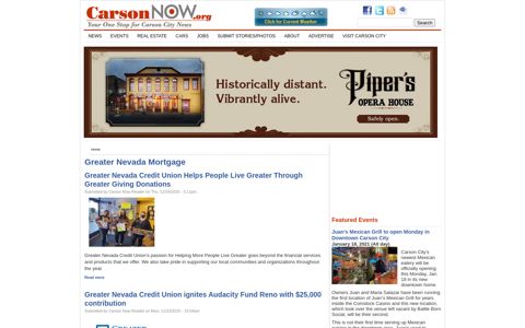 Greater Nevada Mortgage | Carson City Nevada News ...