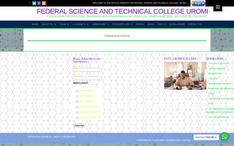 e-Registration on Portal | FEDERAL SCIENCE AND ...