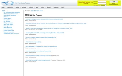 MEC White Papers - ETSI Portal