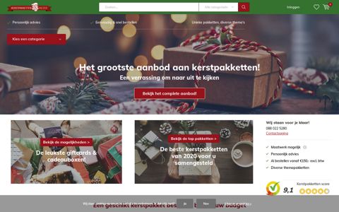 Kerstpakkettenkiezer.nl: Kerstpakketten 2020 online bestellen?