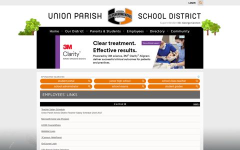 Employees' Links - Union Parish School District