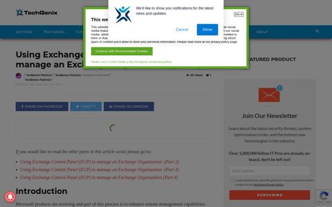 Using Exchange Control Panel (ECP) to manage an ...