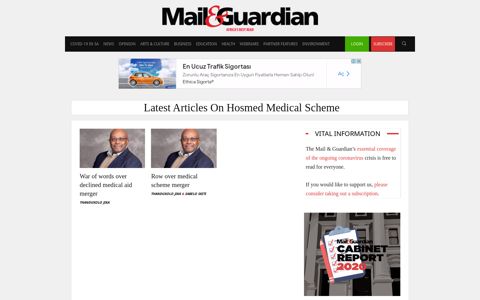 Hosmed Medical Scheme Archives - The Mail & Guardian