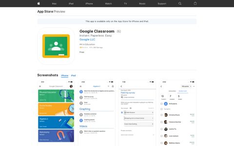 ‎Google Classroom on the App Store