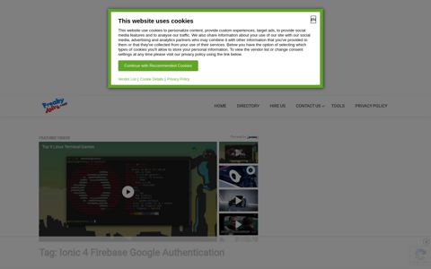 Ionic 4 Firebase Google Authentication - Freaky Jolly