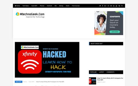 How To Hack Xfinity Wi-Fi Hotspots For Free WiFi ...