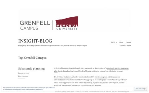 Grenfell Campus – INSIGHT-BLOG