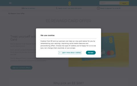 EE Reward Card Offer | EE Deals and Offers | EE - EE Shop