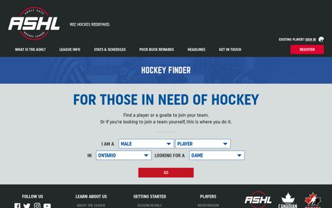 Hockey Finder