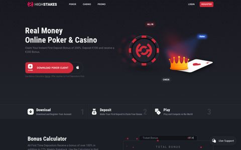 HighStakes - First Class Online Gaming