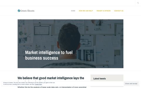 Market intelligence to fuel business success