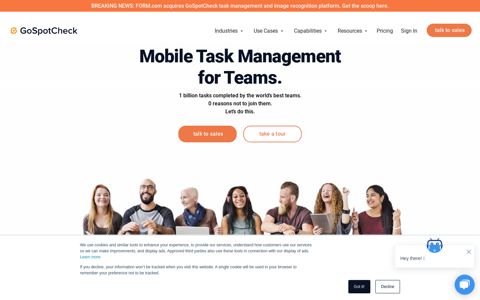 GoSpotCheck l Mobile Task Management for Teams