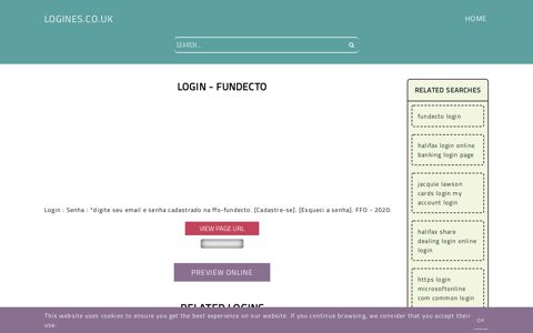 LOGIN - Fundecto - General Information about Login - Logines.co.uk
