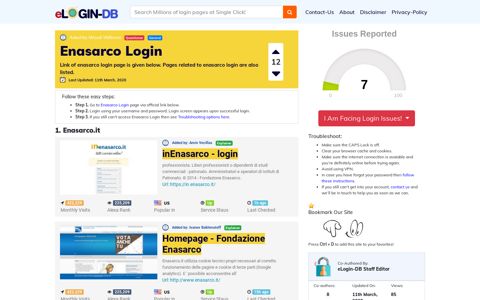 Enasarco Login - A database full of login pages from all over ...