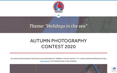 Autumn Photography Contest 2020 - Yacht Charter | Kiriacoulis