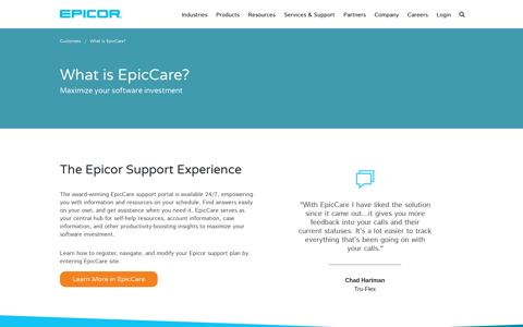 What is EpicCare? | Epicor US | Epicor U.S.