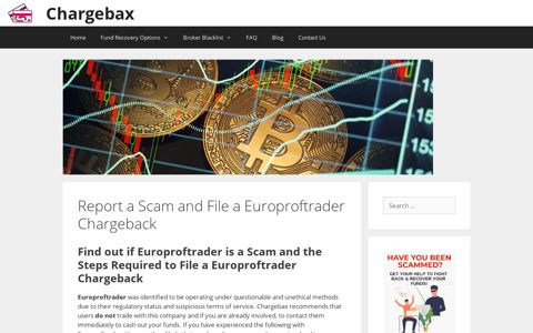 Report a Scam and File a Chargeback Against Europroftrader Today ...