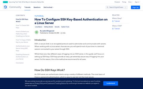 How To Configure SSH Key-Based Authentication on a Linux ...