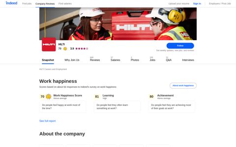 HILTI Careers and Employment | Indeed.com