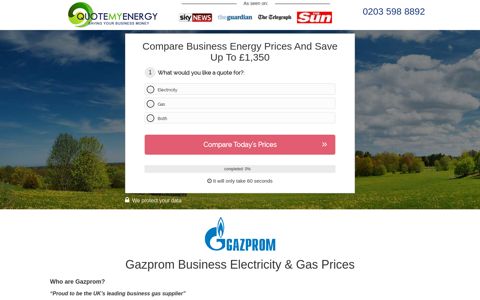 Gazprom | Business Electricity & Gas Prices | Quote My Energy