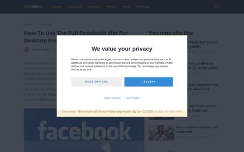 How To Use the Full Facebook Site for Desktop From Your ...