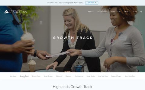 Growth Track | Church of the Highlands