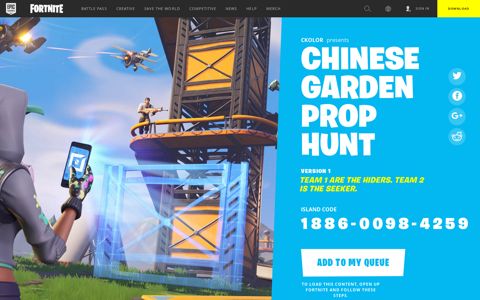 [ckolor] Chinese Garden Prop Hunt - Epic Games Store