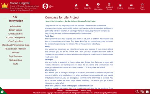 Compass for Life Project | Great Kingshill Church of England ...