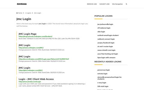 Jmc Login ❤️ One Click Access - iLoveLogin