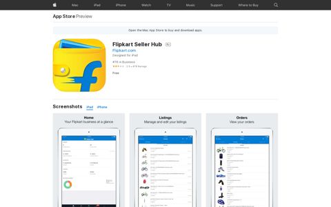 ‎Flipkart Seller Hub on the App Store