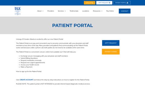 Patient Portal - Stockbridge, GA & Griffin, GA: Urology Of ...