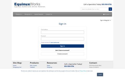 Sign in - Equinux VPN Tracker & TARMAC Solutions
