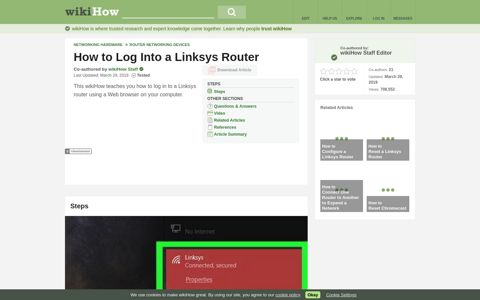 How to Log Into a Linksys Router: 5 Steps (with Pictures)