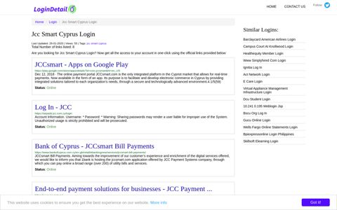 Jcc Smart Cyprus Login JCCsmart - Apps on Google Play ...