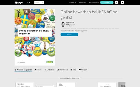 Online bewerben bei IKEA â€“ so geht's! - Index.htm Magazines