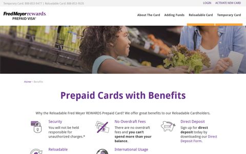 Prepaid Cards with Rewards | Fred Meyer Prepaid Debit Card