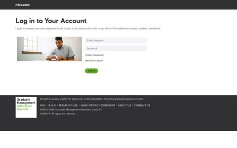 Log in to Your Account | mba.com