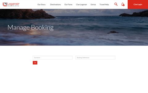 Manage Booking - Loganair